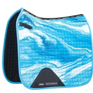 Image of Weatherbeeta Prime Marble Dressage Saddle Pad - Blue