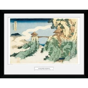 Image of Hokusai The Hanging Cloud Bridge 12" x 16" Collector Print