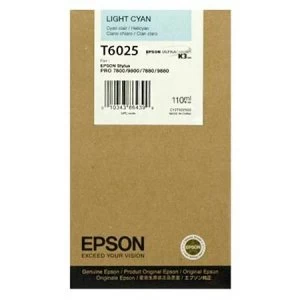Image of Epson T6025 Light Cyan Ink Cartridge