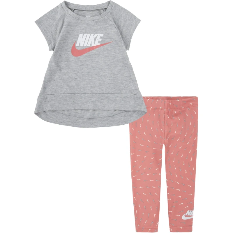 Image of Nike Tunic And Leggings Set Baby Girls - Pink Pink 3 - 6 Months