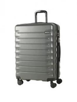 Image of Rock Luggage Synergy Medium 8 Wheel Charcoal Suitcase
