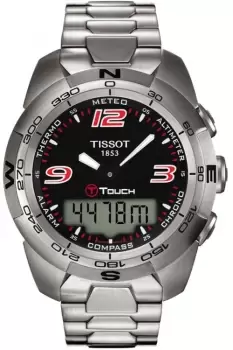 Image of Mens Tissot T-Touch Expert Alarm Chronograph Watch T0134201105700