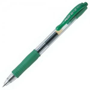 Image of Pilot G205 Gel Retractable 0.5mm Green PK12
