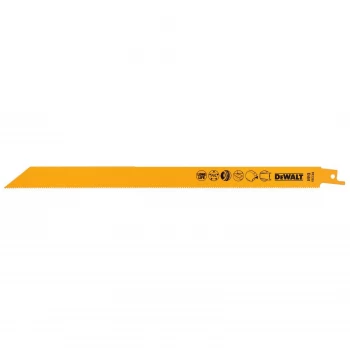 Image of DEWALT Bi Metal Reciprocating Saw Blade for Fibreglass 305mm Pack of 5