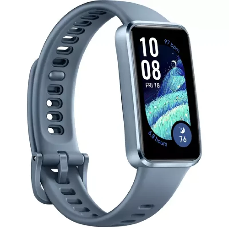 Image of Huawei Band 10 Fitness Tracker - Aluminium Alloy Blue 6942103150357