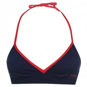 Image of Tommy Bodywear Tommy Pure Halter Tie Bikini Top - Tango Red