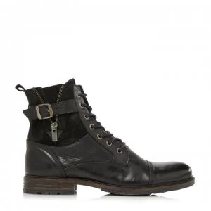 Image of Dune London Call Buckle Detail Ankle Boots - Brown