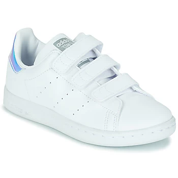 Image of adidas STAN SMITH CF C SUSTAINABLE Girls Childrens Shoes Trainers in White,Kid 1