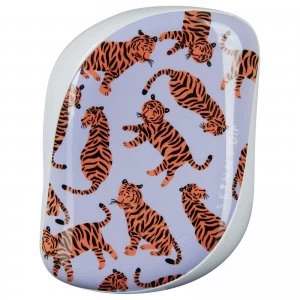 Image of Tangle Teezer x Skinny Dip Compact Styler Detangling Hair Brush - Trendy Tiger