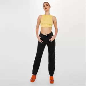 Image of Missguided Straight Leg Jeans - Black