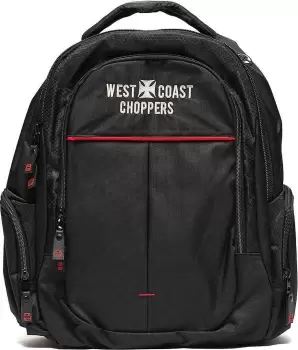 Image of West Coast Choppers Backpack, black, black, Size One Size