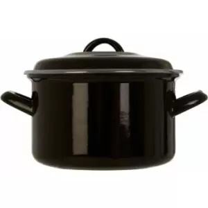 Image of Porter Small Black Casserole Dish - Premier Housewares