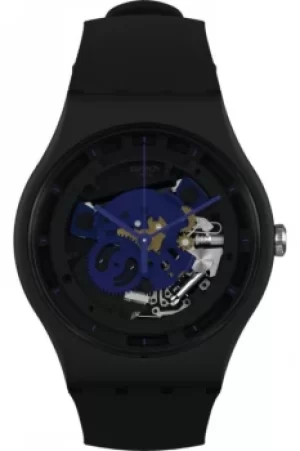 Image of Swatch Time To Blue Big Bioceramic Watch SO32B109