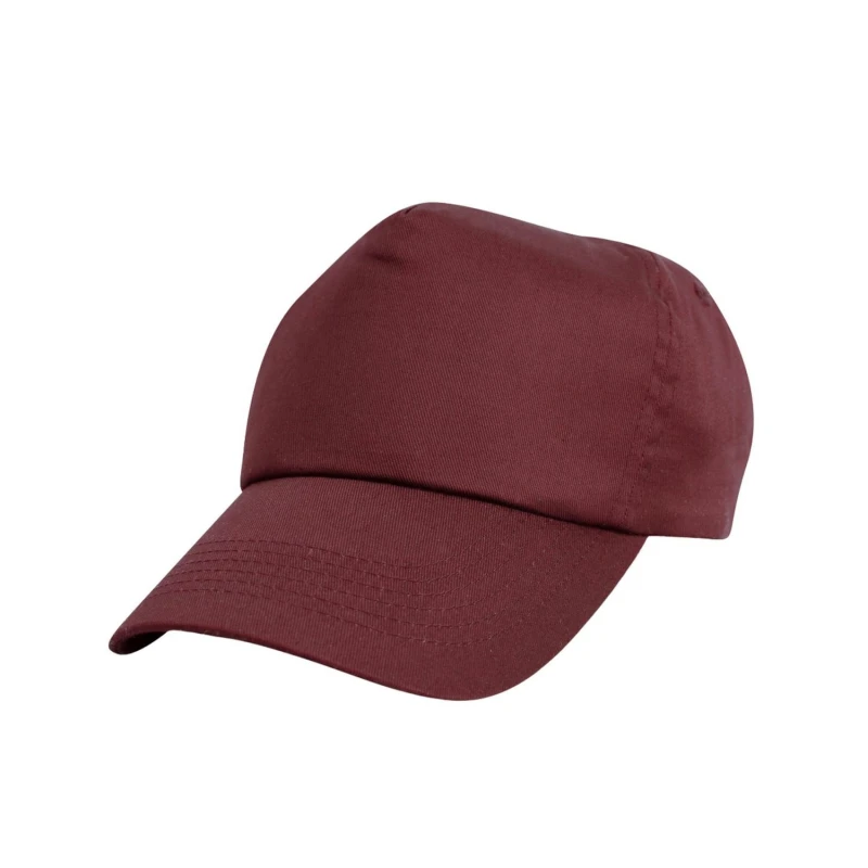 Image of Result Black Cap in Burgundy Burgundy Unisex One Size