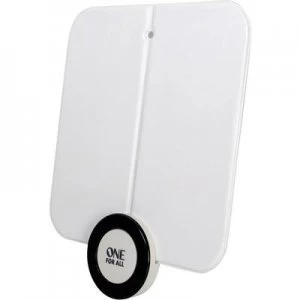 Image of One For All SV 9215 DVB-T/T2 active planar antenna Indoors Amplification: 41 dB White