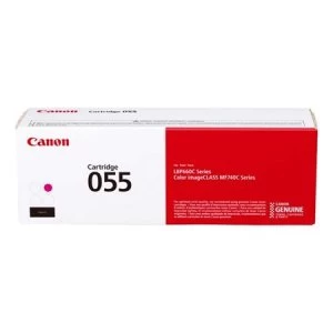 Image of Canon 055 Magenta Laser Toner Ink Cartridge