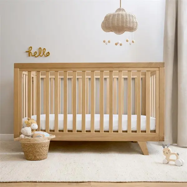Image of Clair De Lune Clair de Lune Oak Cot Bed Cribs One Size Beige 83842004000