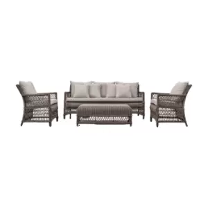 Image of Gallery Interiors Cagney Outdoor Lounge Set in Natural