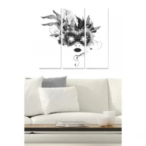 Image of MDF95154880 Multicolor Decorative MDF Painting (3 Pieces)