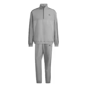 Image of adidas quarter Zip Woven Tracksuit Mens - Grey