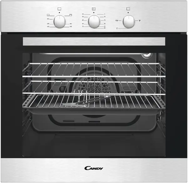 Image of Candy OCGF12X Built In Gas Single Oven - Stainless Steel - A+ Rated