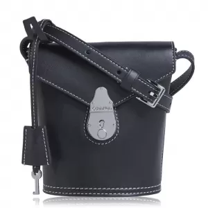 Image of Calvin Klein Lock Bucket Micro Bag - Black
