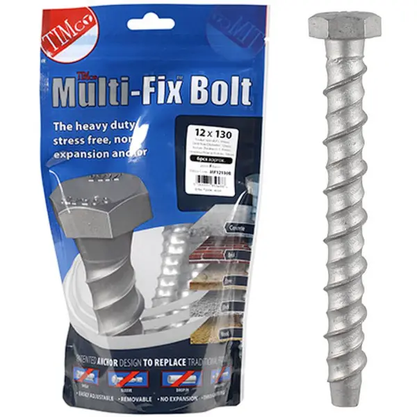 Image of Multi Fix Bolt Hex Head Concrete Screws MF12130B Diameter: 12mm