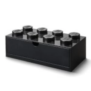 Image of LEGO Storage Desk Drawer 8 - Black