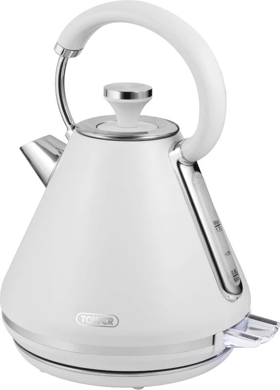 Image of Tower Mirage T10087WHT Kettle - White / Chrome