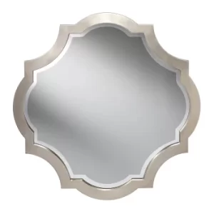 Image of Argentum Octagonal Mirror, Silver Patina Finish