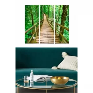 Image of MDF54807394 Multicolor Decorative MDF Painting (3 Pieces)