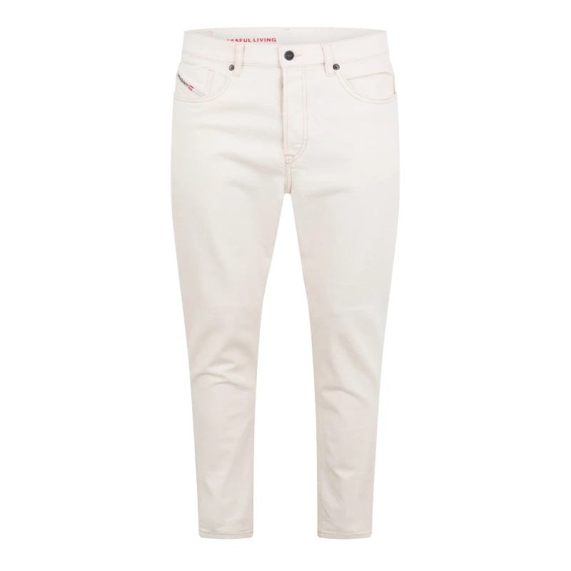 Image of Diesel Defining Tapered Jeans White male 28W R