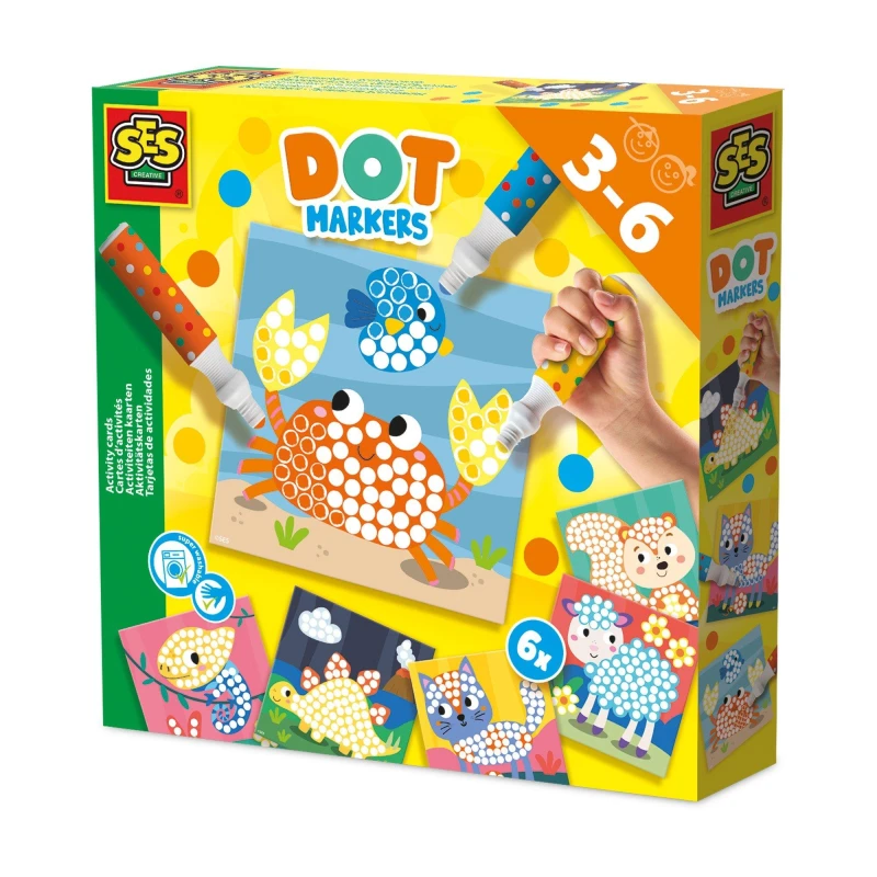 Image of SES Creative Dot markers - Activity cards Multi unisex One Size