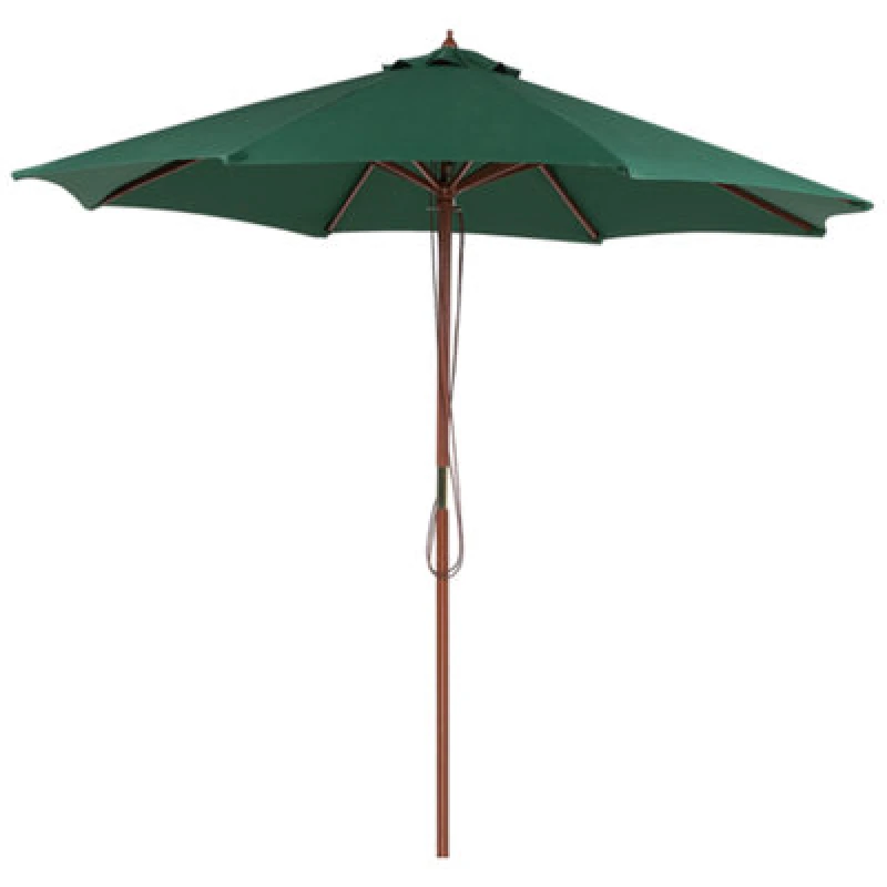 Image of Beliani Market Parasol 270 Cm Toscana Dark Green