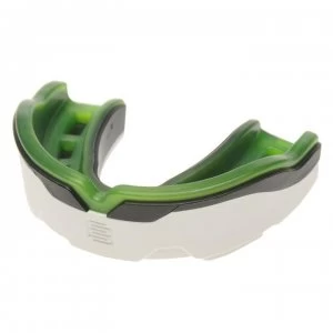 Image of Makura Tephra Mouth Guard Mens - White/Blk/Green