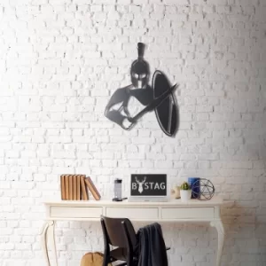 Image of Sparta XL Black Decorative Metal Wall Accessory