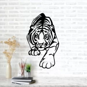 Image of Leopard Black Decorative Metal Wall Accessory