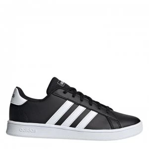Image of adidas Grand Court Trainers Junior Boys - Black/White