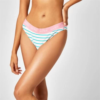Image of Jack Wills Canterton Taped Bikini Bottoms - White Stripe