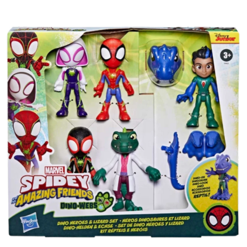 Image of Spidey And Friends Spidey And Friends Dino Collection Pack