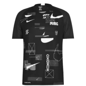 Image of Nike Dry Short Sleeve Jersey Mens - Black
