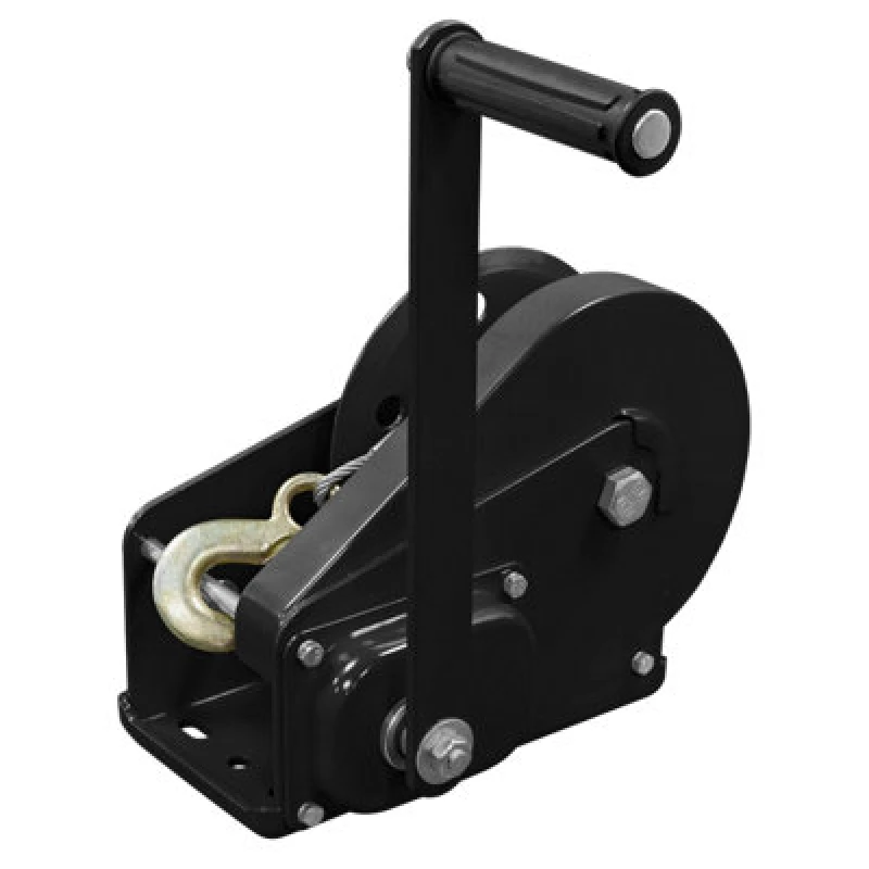 Image of Sealey Geared Hand Winch with Brake & Cable GWC2500B Weight Capacity: 1130kg
