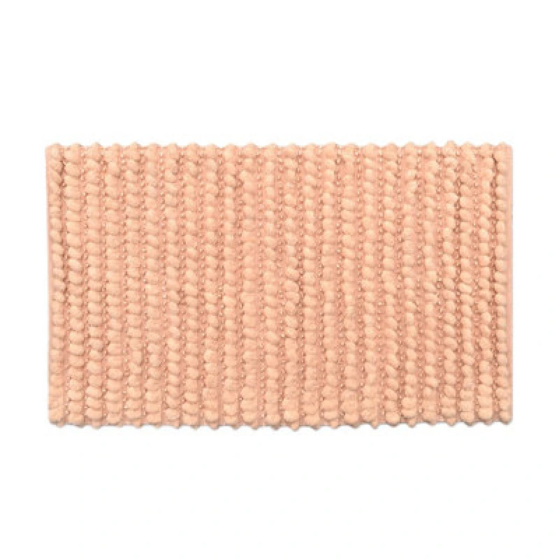 Image of Allure Bath Fashions Sparkle Chunky Bobble Non Slip Bath Mat - Blush Pink