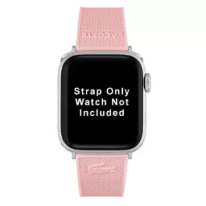 Image of Lacoste 2050007 Watchstrap To Fit Apple Watch Pink