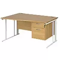 Image of Dams International Wave Desk MCM14WLP2WHO 1,400 x 725 x 800 - 990 mm