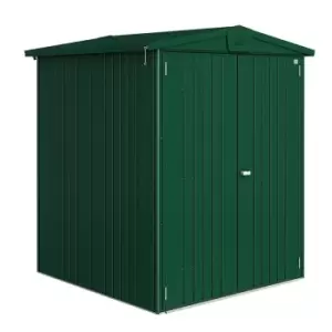 Image of 5' x 5' Biohort Europa 2 Dark Green Metal Shed (1.5m x 1.5m)