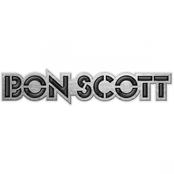 Image of Bon Scott - Logo Pin Badge