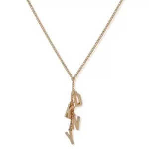 Image of Ladies DKNY Jewellery NK 16" DKNY YNECK GLD
