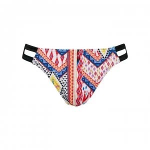 Image of Figleaves Tab Side Brief - TAPA RED