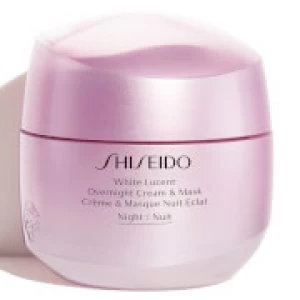 Image of Shiseido White Lucent Overnight Cream and Mask 75ml